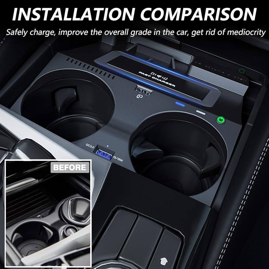 Amazon.co.jp: 2021革新版 車載 ワイヤレス充電器 BMW 5シリーズ